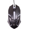 Мышь проводная Ritmix ROM-305 Black , 1200 DPI, Кнопки: 2+1 колесо, Длина кабеля: 130 см, Черная, USB