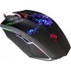 Мышь проводная A4Tech Bloody A6081 черный/Tattoo оптическая (4000dpi) USB2.0 игровая (8but) Проводная, оптическая, 4000 dpi, 7 кнопок + колесо (A60+B-081)