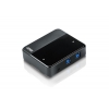 Переключатель периферийного устройства USB3 2TO4 US234-AT ATEN Переключатель Switch ATEN {US234-AT} USB, 2> 4 устройства/порта/port+клавитаура+мышь, 4 USB A Female/2 B Female, со шнурами A-B 2х1.2м. для подкл. к управ. компьютерам, (USB 3.0)