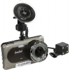 dunobil Zoom Ultra Duo (2xCam, 1920х1080/1280x720, 170°/120°, LCD 4" IPS, G-sens, microSDXC, 2LED,  мик, Li-Ion)