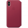 Чехол (флип-кейс) Apple для Apple iPhone X MQRX2ZM/A розовый
