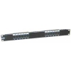 Patch Panel 19" UTP 12 port кат.5e разъём KRONE
