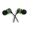 Наушники CBR Human Friends Groovy Green (корпус металл, динамик 10 мм, 32 Ом, провод 120 мм)