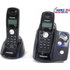 Panasonic KX-TCD207RUB <Black> р/телефон (2 трубки с ЖК диспл., DECT)