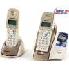 Panasonic KX-TCD207RUJ <Beige Metallic> р/телефон (2 трубки с ЖК диспл., DECT)