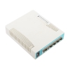 Коммутатор MikroTik CRS106-1C-5S Cloud Router Switch 106-1C-5S with QCA8511 400MHz CPU, 128MB RAM, lx Combo port (Gigabit Ethernet or SFP), 5 x SFP ca