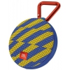 Колонки JBL Clip 2 жёлтый+синий JBLCLIP2ZAP 3 Вт, 120-20000 Гц, микрофон, Bluetooth, mini Jack, батарея, USB