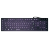 Клавиатура Oklick 560ML USB slim Multimedia, LED, черный (476391)