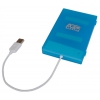 Внешний контейнер для HDD/SSD 2.5" SATA AgeStar SUBCP1 (BLUE) USB2.0 синий безвинтовая конструкция