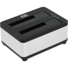 Док станция для HDD 2.5"/3.5" SATA AgeStar 3UBT8 (SILVER) clone, USB3.0, пластик+алюминий, серебристый,