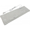 Клавиатура Gembird KB-8352U, USB, белый, доп, клавиша backspace, 105 клавиш
