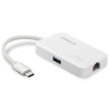 Адаптер USB-C 1000M +USB3 HUB 3PORT EU-4308 EDIMAX