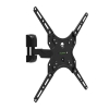 Кронштейн Tuarex ALTA-403 black, настенный для TV 15"-55", поворот 180, наклон +3-10, от стены 55-232мм, макс 25кг, VESA 400x400 (40319)