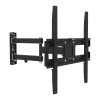 Кронштейн Tuarex ALTA-405 black, настенный для TV 26"-55", поворот 180, наклон +12-12, от стены 79-449мм, макс 35кг, VESA 400x400 (40321)