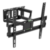 Кронштейн Tuarex OLIMP-406 black, настенный для TV 26"-55", поворот 120, наклон +10-12, от стены 72-397мм, макс 40кг, VESA 400x400 (40324)