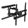 Кронштейн Tuarex OLIMP-407 black, настенный для TV 26"-55", поворот 120, наклон +10-12, от стены 72-397мм, макс 35кг, VESA 400x400 (40325)