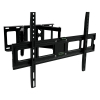 Кронштейн Tuarex OLIMP-606 black, настенный для TV 26"-65", поворот 120, наклон +10-12, от стены 66-436мм, макс 45кг, VESA 600x400 (40326)