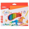 Фломастеры Deli EC10010 ColoRun Вентилируемый 18цв. коробка с европодвесом (мин.кол.24)