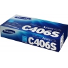 Тонер Картридж Samsung CLT-C406S ST986A голубой (1000стр.) для Samsung CLP-360/365/CLX-3300/3305