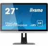 Монитор Iiyama 27" ProLite XB2779QQS-S1 серебристый IPS LED 4ms 16:9 HDMI M/M матовая HAS Pivot 440cd 178гр/178гр 5120x2880 DisplayPort Ultra HD 5K (2880p) 8.2кг