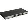 D-Link <DGS-1210-28P/ME /B1A> Управляемый коммутатор (24UTP 1000Mbps PoE  + 4SFP)