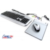 A4-Tech Battery-Free Desktop <KBS-2830 RP> (Кл-ра М/Мед, PS/2,+Мышь USB, 3кн, Roll, FM)