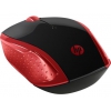 Мышь HP 200 Emprs красный оптическая (1000dpi) беспроводная USB для ноутбука (2but) (2HU82AA)
