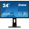 Монитор Iiyama 24" ProLite B2482HD-B1 черный VA LED 5ms 16:9 DVI матовая HAS Pivot 1000:1 250cd 170гр/160гр 1920x1080 D-Sub FHD 5.1кг