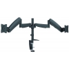 Кронштейн для мониторов Ultramounts UM 703 черный 13"-27" макс.9кг настольный поворот и наклон верт.перемещ.
