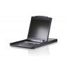 Коммутатор KVM/LCD PS2 USB VGA 19" 8PT CL1308N-ATA-RG ATEN LCD КВМ ATEN {CL1308N-ATA-RG} 1 user консоль LCD/ЖК 19" => 8 cpu/портов/port PS2/USB+VGA, с KVM-шнурами USB 2x1.8м., 1280x1024, 1U 19", исп.спец.шнуры, OSD, каскад 128, лат./рус.клав., крепление Single Rail