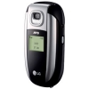 LG C3400 Titanium Black (900/1800, Shell, LCD 128x160@64k+96x64, GPRS,фото,MP3 player,MMS,Li-Ion 1000mAh,93г)