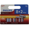 PHILIPS Power Alkaline LR6P10WP/10 Size"AA", 1.5V, щелочной (alkaline)  <уп.  10  шт>