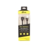 Кабель 3в1 MicroUSB+USB Tupe-C+Lightning 8 pin - USB, 1 метр, 2A, зарядка и синхронизация RITMIX RCC-300 Black
