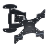 Кронштейн Tuarex ULTRA-5 black, настенный для TV 22"-55", max 40 кг, 5 ст св., нак. ±12°, пов. 180°, от ст. 53-477 мм, max VESA 400x400 мм. (40110)