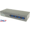 TRENDnet <TK-404KR> 4-port Rack Mount DVI KVM Switch with Audio (клав.PS/2+мышь PS/2+DVI-I+Audio+Mic)(+4 кабеля)