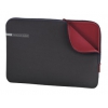 Чехол для ноутбука 15.6" Hama Neoprene серый/красный неопрен (00101550)