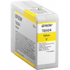 Картридж струйный Epson T8504 C13T850400 желтый (80мл) для Epson SureColor SC-P800