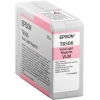 Картридж струйный Epson T8506 C13T850600 светло-пурпурный (80мл) для Epson SureColor SC-P800