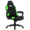 Кресло для геймера Aerocool AC80C AIR-BG , черно-зеленое, с перфорацией, до 130 кг (4710700950340)