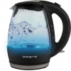 Чайник электрический Polaris PWK 1076CGL 1л. 2200Вт черный (корпус: стекло)