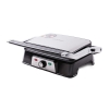 Электрогриль ENDEVER Grillmaster 220, 2100 Вт., раб. поверхность 28x17 см., механическая регулировка температуры, чёрный/металлик (80370)