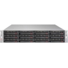 Серверная платформа Supermicro SSG-6028R-E1CR16T 2U 2x LGA2011, 16x DDR4, 12/16x3.5''+2x2.5" HS HDD, LSI3108/2GB, 2x10GbE, IPMI, 2x1100W, Rails