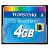 Transcend <TS4GCF80> CompactFlash Card 4Gb 80x