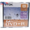 DVD+R Disc TDK   4.7Gb  8x  ScratchProof