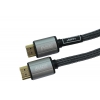 Кабель видео LAZSO WH-111-B HDMI (m)/HDMI (m) 2м. Позолоченные контакты черный