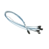 Кабель Supermicro CBL-0237L разъемы SFF8087 -to- 4*SATA +SideBand(SFF8448)