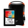 Накопитель SSD жесткий диск SATA 2.5" 240GB UPGRADE KIT SP240GBSS3S55S27 SILICON POWER