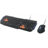 Клавиатура + мышь RITMIX RKC-055 USB, кабели 1,35 метра, клав. Кл: 104+10 мульт. кн., мышь: 1000 dpi, игровой дизайн