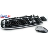 BTC Deluxe Office Cordless Keyboard+Mouse 8193URF (Кл-ра Ergo,М/Мед,USB+Мышь 6кн,Roll,USB)