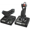 Геймпад Logitech G Saitek X52 Pro Flight Control System черный USB виброотдача (945-000003)